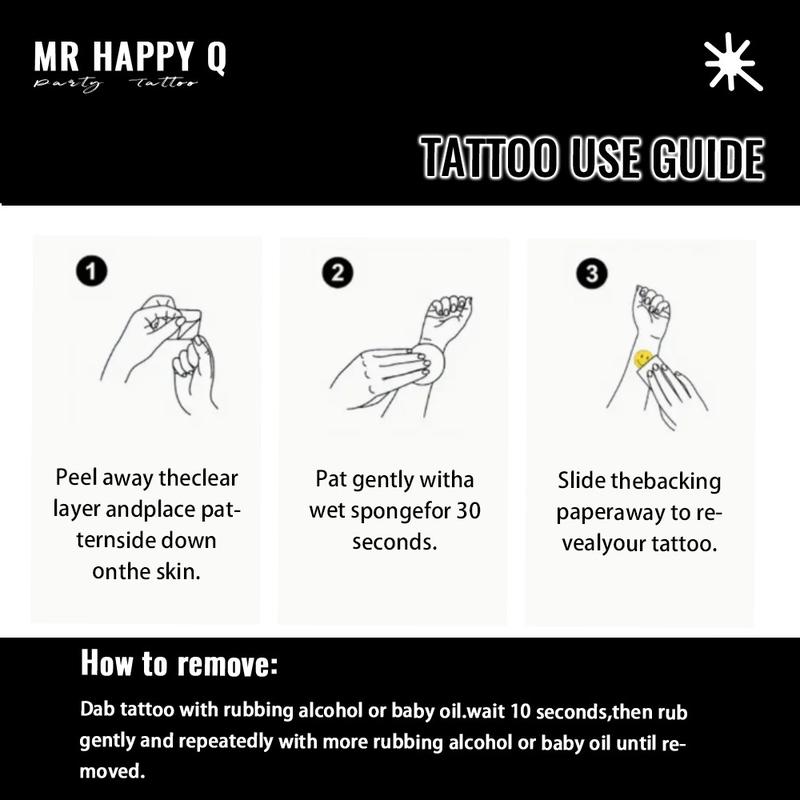 One temporary tattoo sticker, eye-catching cursive lettering tattoo sticker - street graffiti style "KINGS NEVER DIE" and other lettering designs, cool and casual temporary tattoo stickers for men and women on hands, neck and head, street clothing accesso