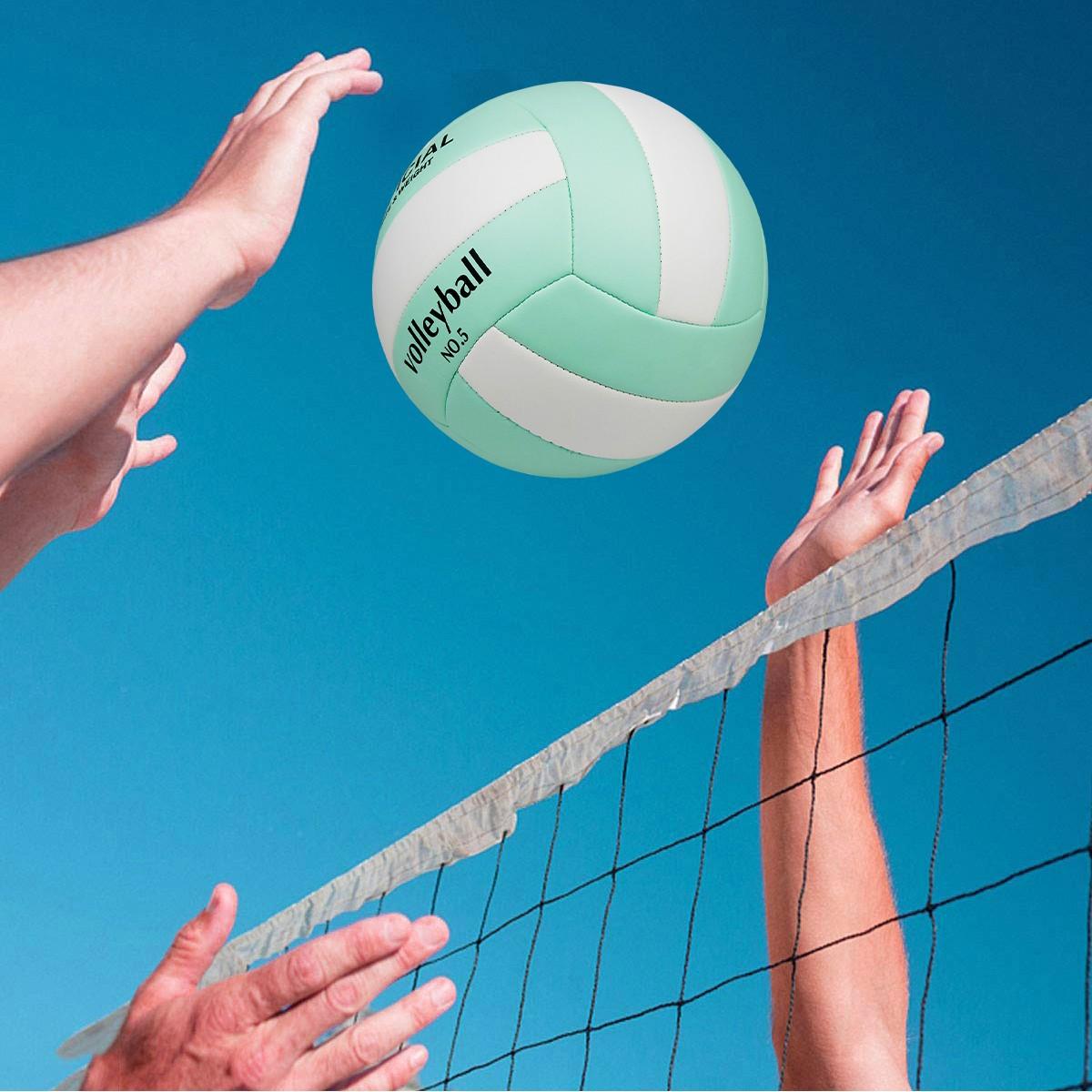 Five Color Outdoor Training Beach Volleyball, Official Size 5, Comfortable and Durable, Suitable for Beginners and Sports Enthusiasts, Indoor and Outdoor