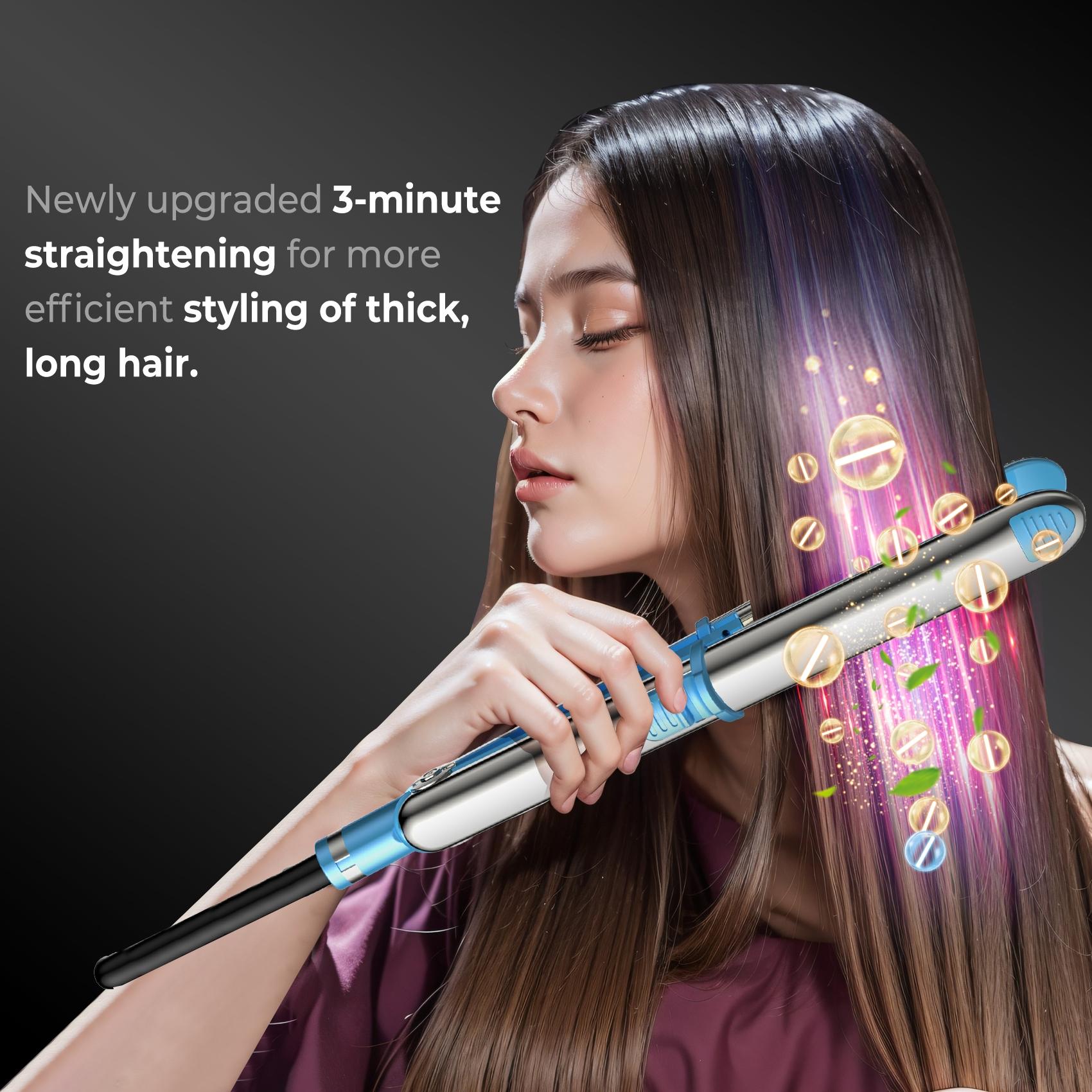 2 in 1 Hair Straightener Hair Curler, Professional Flat Iron Hair Straightener, Titanium Hair Straightening Ionic Fast Heating Hair Tools, Hair Styling Tools for Women Hairstyles, New Year Gift, Hair Styling Tools, Hair Products, Lightweight