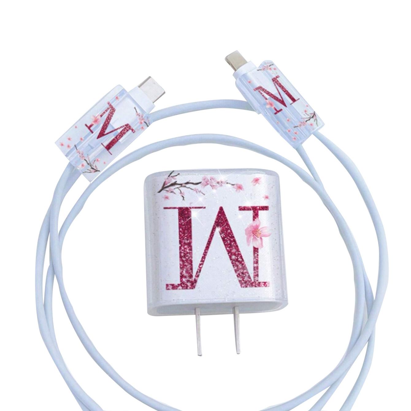 Silicone Charging Cable Protector Case with Fixed Rope, Cellphone Protection, Protection for Charger and Cable, Compatible with iPhone Accessories, No Charger Included, Ca Prop 65 Compliant