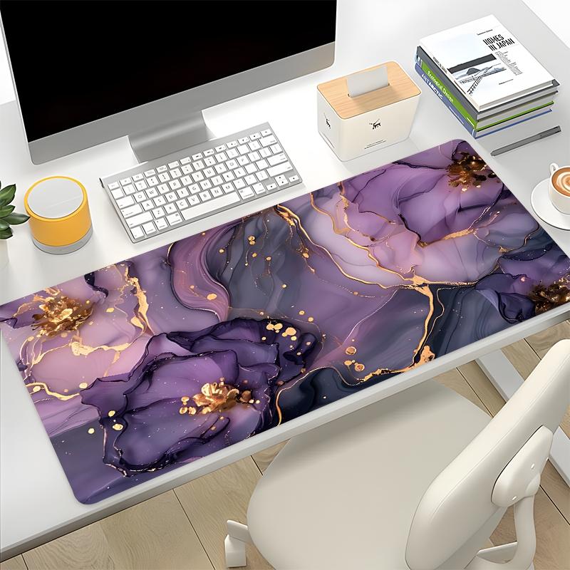 Oil Painting Pattern Extended Mouse Pad, 1 Count Large Gaming Mouse Pad, Non-slip Personalized Mouse Pad For Home Office Desk, Work Desktop Accessories