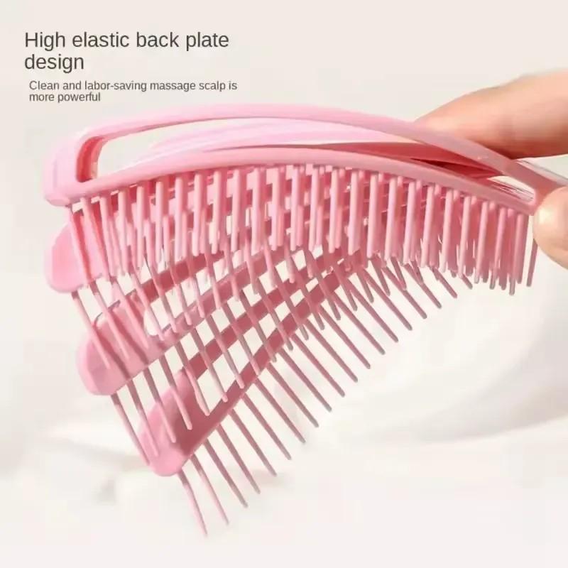 Wet Dry Two-In-One Comb Set, Hair Combs, Hair Styling Tools, Ideal for Straight Fine Hair, Pain-Free Combing, Compact Portable, Perfect for Travel, Not Suitable for Curly Hair