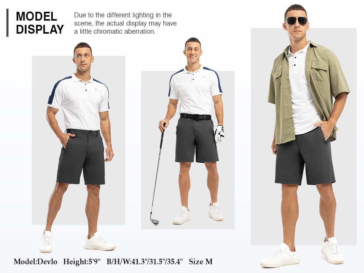 GOPUNE Men's Fashion 【Plus Size,32-52】 9'' Golf Work Shorts Stretch Waistband Quick-Dry Fit Hiking Casual Business Dress Athletic Mens Lightweight Pants 3 Pockets #SpringFresh GOPUNE Men's Fashion 【Plus Size,32-52】 9'' Golf Work Shorts Stretch Waistband Quick-Dry Fit Hiking Casual Business Dress Athletic Mens Lightweight Pants 3 Pockets #SpringFresh