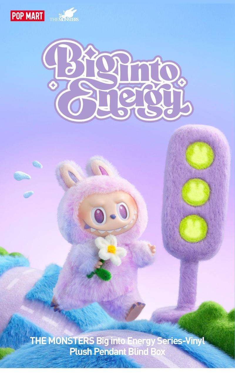 (Bebo1003)Labubu V3 THE MONSTERS Big into Energy Series-Vinyl Plush Pendant Blind Box