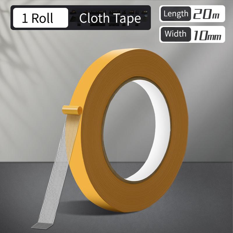 20m Multi-Purpose Double Sided Mesh Tape, High Strength Waterproof No Trace Fixing Tape