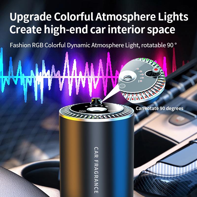 Essential Oil Diffuser Humidifier & Aroma Dispenser, Touch Sensor USB Powered, Colorful LED Lights, Auto Mode, Compact Design for Home Travel, Aromatherapy Diffusers