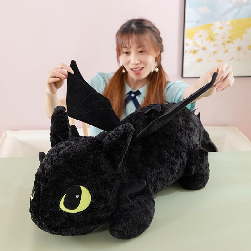 How to Train Your Dragon Toothless & Light Fury 23-Inch Soft Stuffed Animal Plush Doll Gift, Perfect for Gifting to Friends
