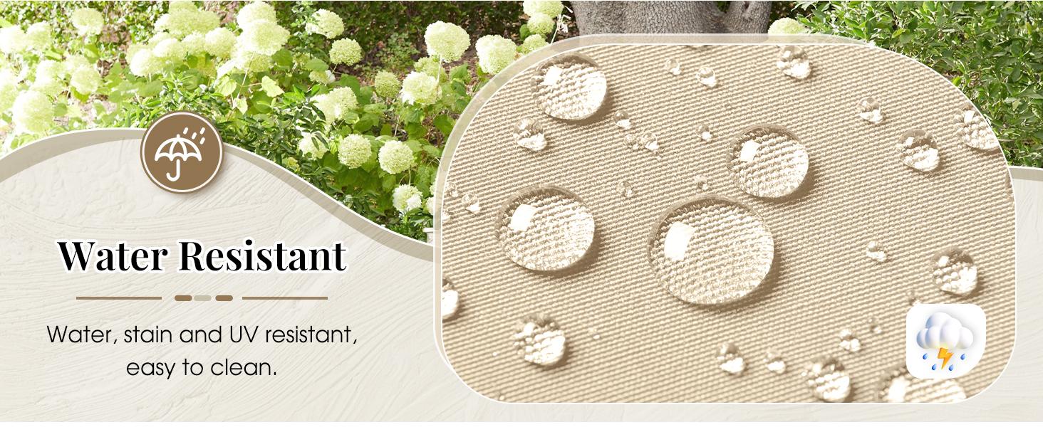 Downluxe Outdoor Chair Cushions for Patio Furniture, Water-Resistant Square Corner Patio Chair Cushions with Ties, High Density Foam Outdoor Seat Cushion, Perfect Home Decor, 18.5" X 16" X 3", #TikTokShopBlackFriday