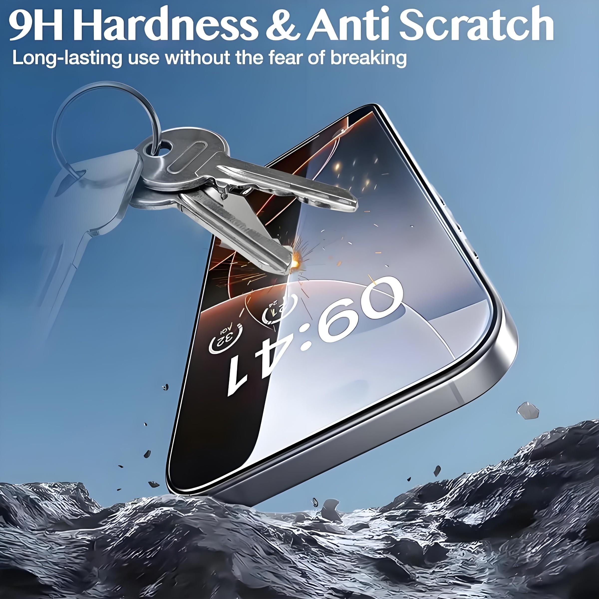 2-Pack Privacy Screen Protector Compatible with iPhone 17 Pro Max/17/16/15/14/13/12/11, X, XR and XS Max, Auto Dust-Elimination, One-Click Bubble-Free Installation 9H Tempered Glass Film