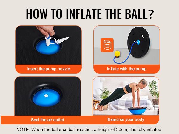 fathersdaygift VEVOR Half Exercise Ball Trainer, 23 inch Balance Ball Trainer, 660 lbs Capacity Stability Ball, Yoga Ball with Resistance Bands and Pump, Strength Fitness Ball for Home Gym, Full Body Workouts, Blue fathersdaygift VEVOR Half Exercise Ball Trainer, 23 inch Balance Ball Trainer, 660 lbs Capacity Stability Ball, Yoga Ball with Resistance Bands and Pump, Strength Fitness Ball for Home Gym, Full Body Workouts, Blue