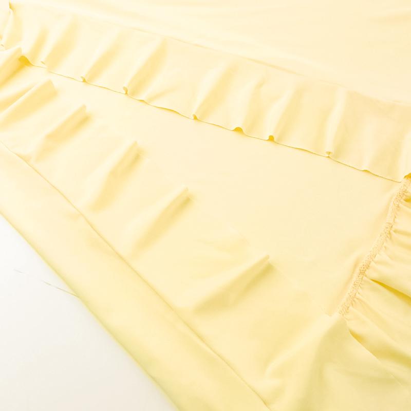 JY24071SKO-Women's Summer Sheer Beach Cover Up Dress Elegant Sleeveless V-Neck Ruffle Trim Split Maxi Gown Lightweight Transparent Mesh Long Dress for Tropical Vacation Poolside and Cruise Wear