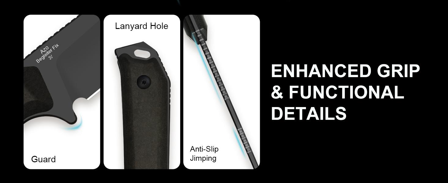 Kizer Begleiter Fix 3V Camping & Hiking EDC Knife 1045 steak  knife camping  knives dailycarry  tool Compact Folding Grip Knife fixed  blade  knife