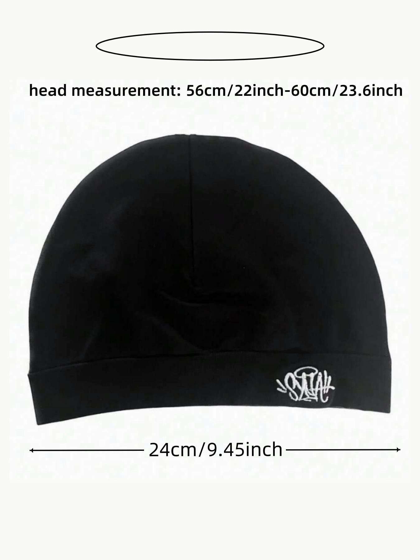 Men Women Letter Print Baker Hat, Casual Outdoor Running Caps, Fashionable Breathable Elastic Material, All Season Fitted Design, Outdoor Sports Hat