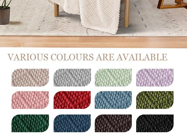 Whale Flotilla Fuzzy Fleece King Size Blanket for Bed, Soft Fluffy Jacquard Waffle Blankets for All Season, Lightweight and Warm, 90x104 Inch