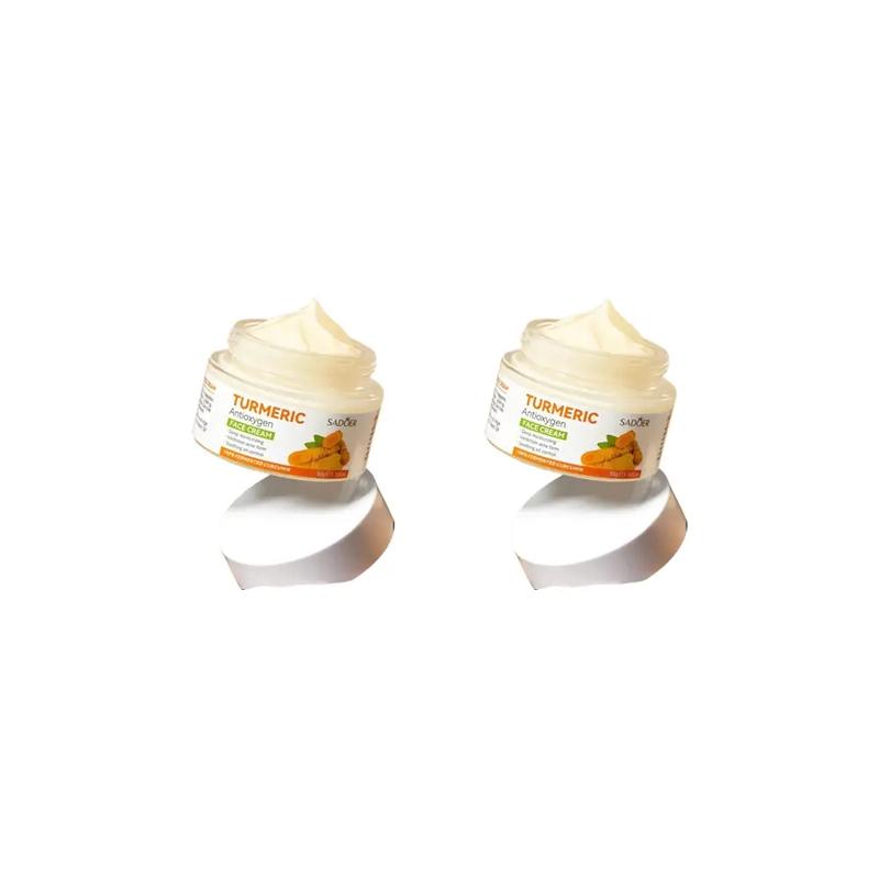Turmeric Face Cream, Moisturizing Face Cream, Hydrating Nourishing Brightening Face Cream, Face Lotion for Women and Men, Hydrating Serum for Face, Daily Skin Care Product, Daily Moisturizing Blend, Face Moisturizer, Smooth, Hydrate Face Care Products