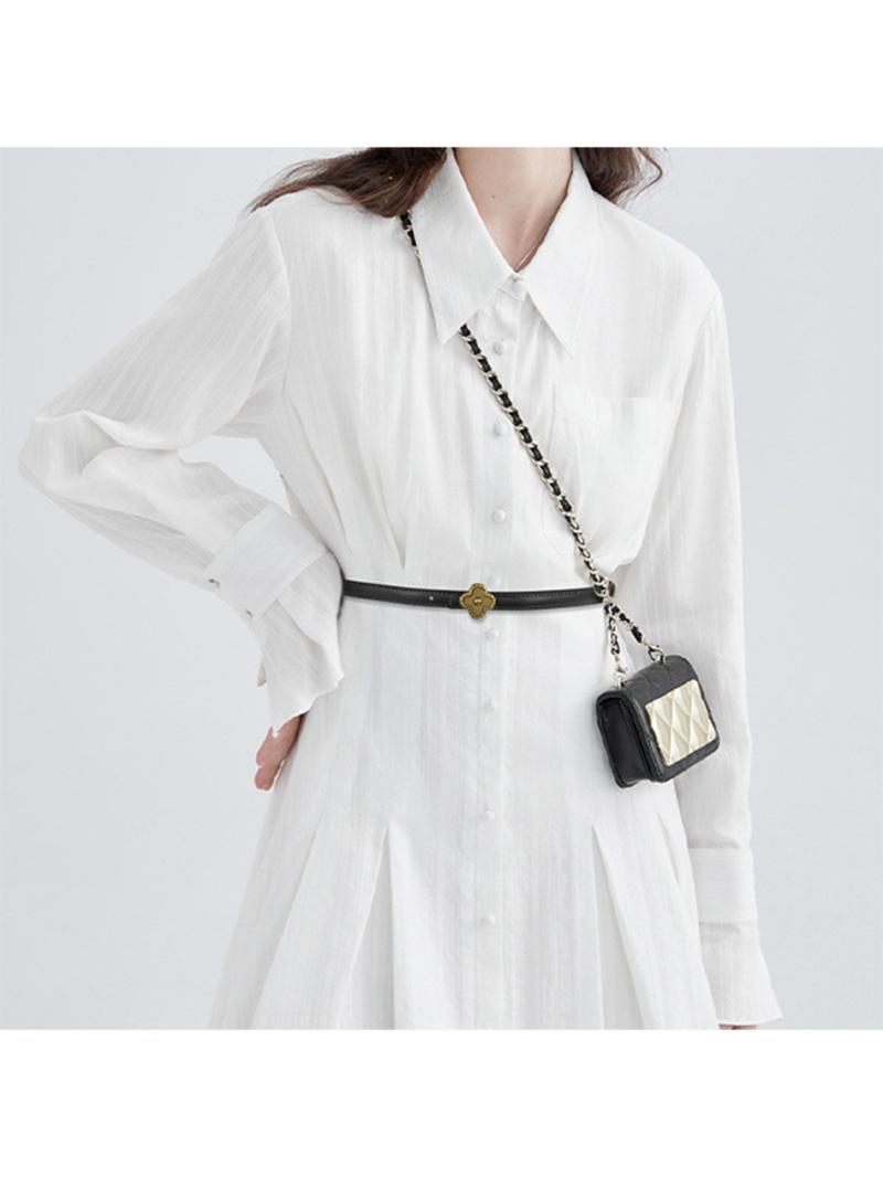 1pc Women's Smooth Buckle Belt Exquisite Belt for Dating, Everyday Elegance, Wedding Accessory, Perfect Gift for All Seasons