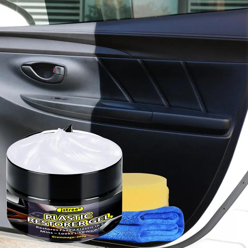 Jstree Plastic Refinish Paste, Car Interior Aging Repair, Plastic Restoration Tool, 200g, Automotive Care Essentials