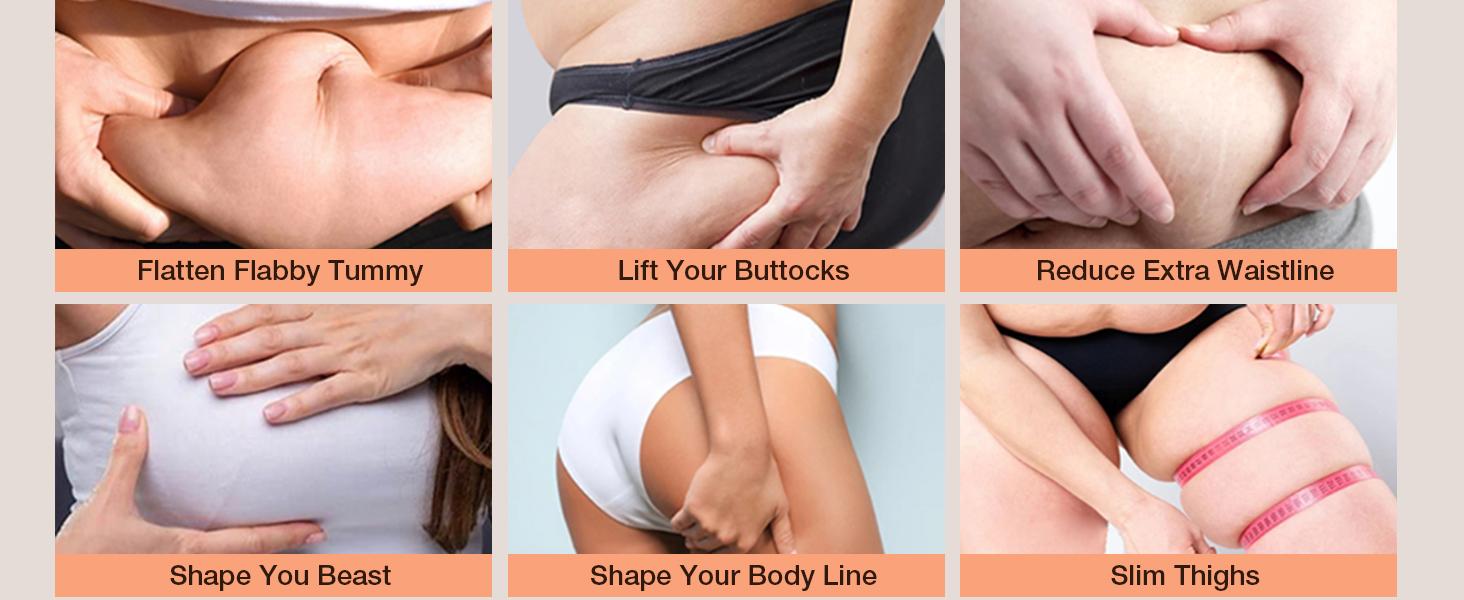 [2/3-pack Anti-Gravity Shaper Panties ] Women's Plain Contrast Lace High Waist Shapewear Panty, High Stretch Tummy Control Butt Fit Lifting Shaper, Women's Shapewear Bottoms Day Breathable Womenswear Lightweight Hip