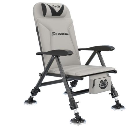 Ultralight Foldable Camping Chair with 180° Reclining Backrest, Anti-Slip Steel Claws for All-Terrain Use - Perfect for Camping, Fishing, Beach Relaxation & Napping