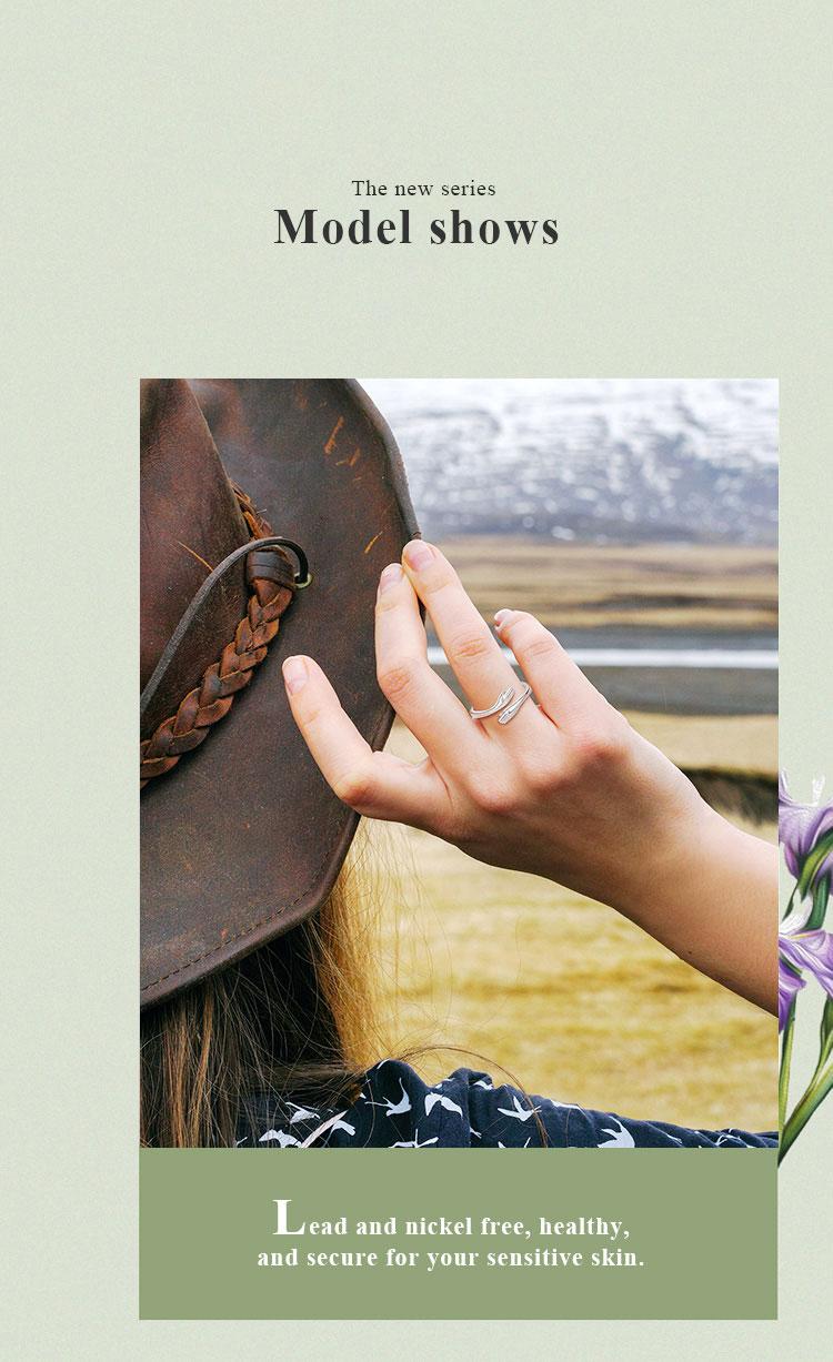 S925 Sterling Silver Adjustable Hug Ring for Women, "My Heart Hugs You" Engraved Open Ring, Dainty Stackable Minimalist Jewelry Gift for Her