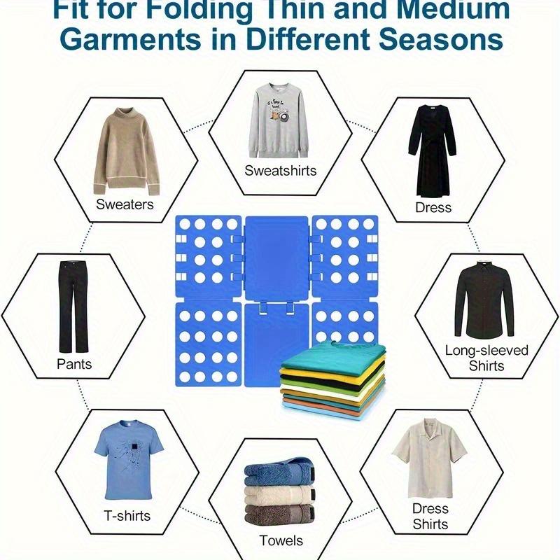 Kids Clothes Folding Board, Small Size for 2-8 Years Old, Foldable Tool for Home Storage, Kids Laundry Organizer, Laundry Products, Laundry Room, Not for Adult Use