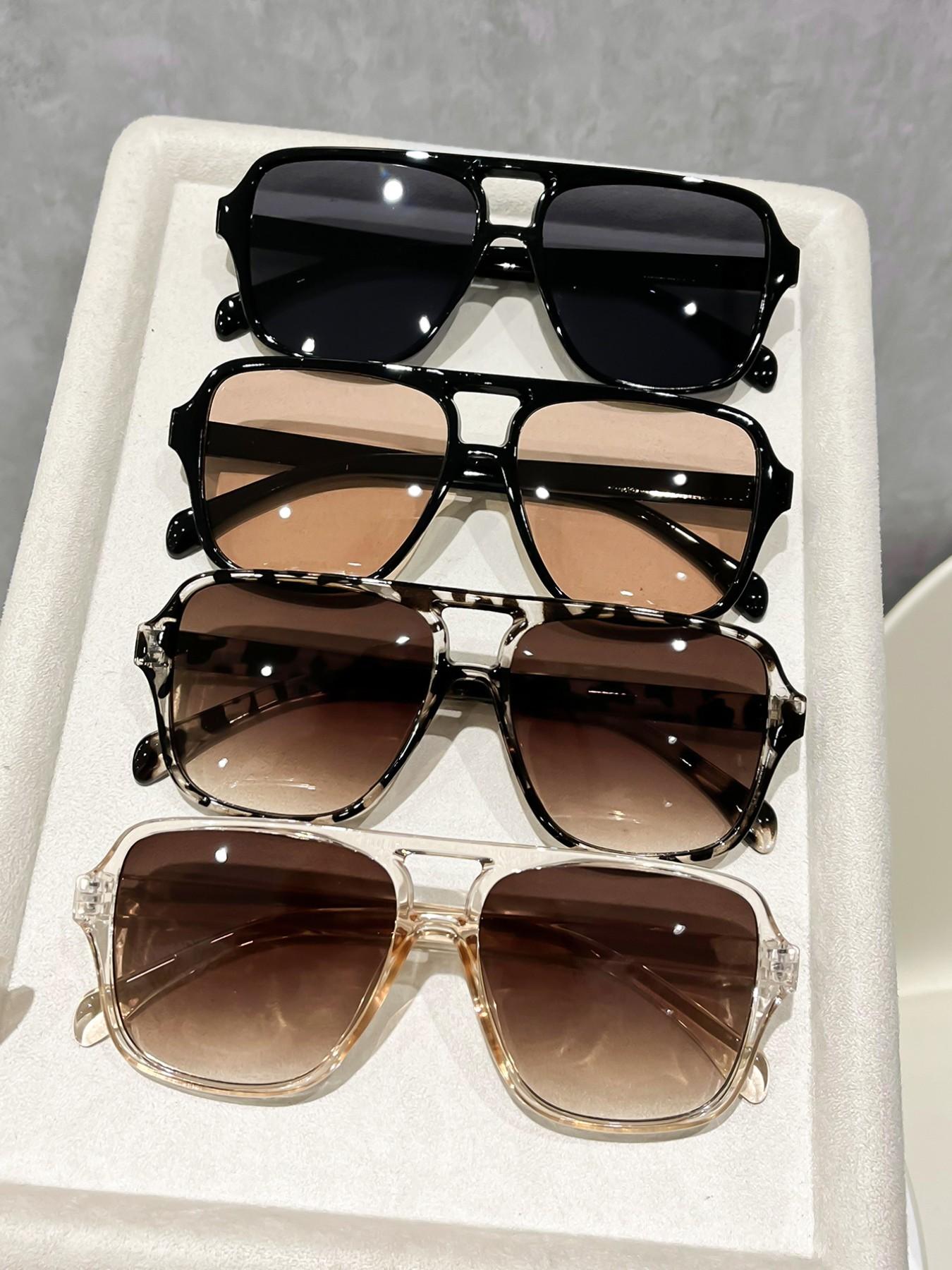 Elegant Women's Modern Trendy Casual Sunglasses Set, Perfect for Beach Camping Street Photography Road Trips Girlfriends Getaways, 4 Pairs Vintage Style Elegant Women's Modern Trendy Casual Sunglasses Set, Perfect for Beach Camping Street Photography Road Trips Girlfriends Getaways, 4 Pairs Vintage Style