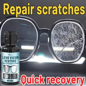 Multi-Functional Lens Repair Kit, Quick Scratch Removal, Safe for Lenses, Ideal for Helmets, Goggles, Car Windows, Side Mirrors, Glasses, Kjm Brand