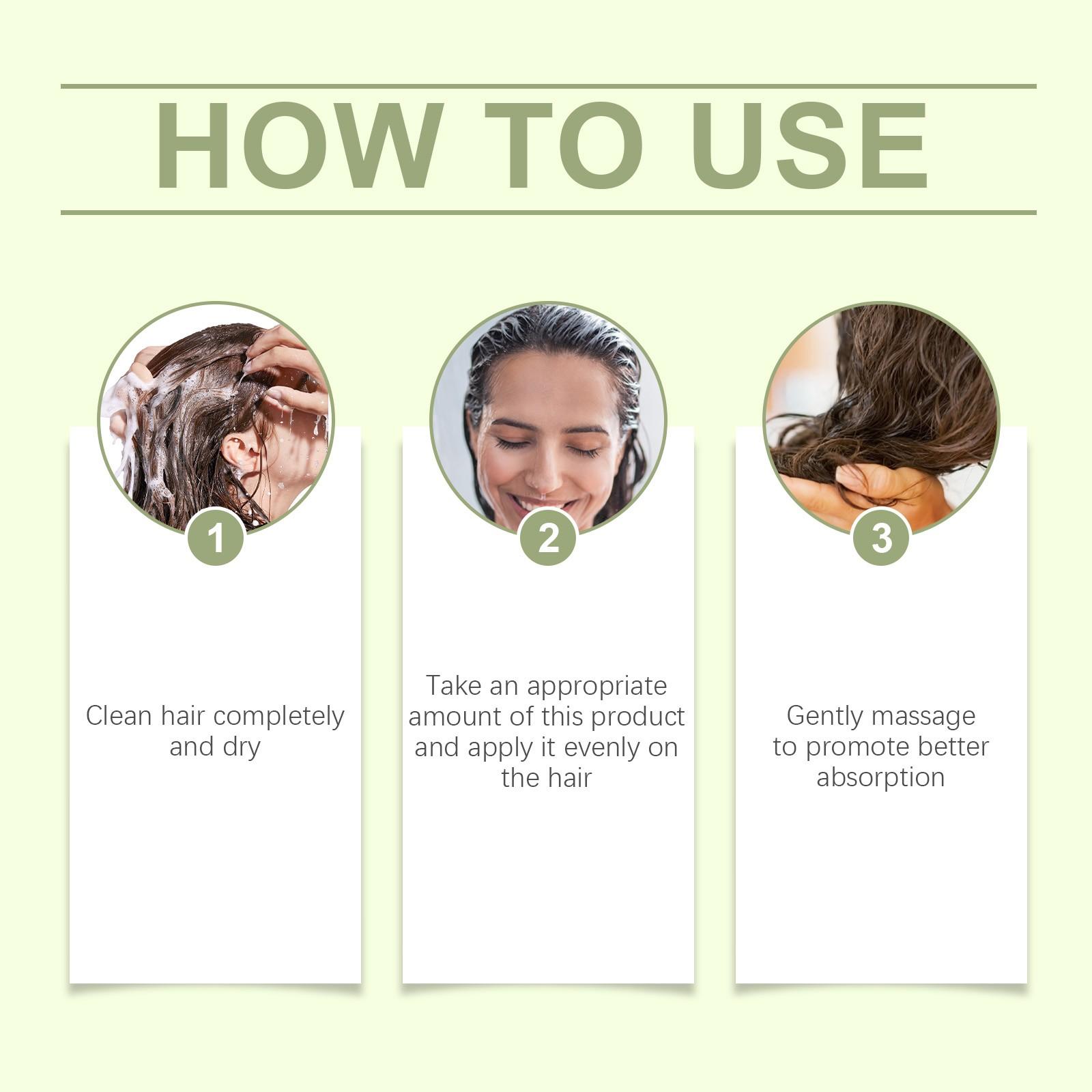 Ouhoe Nourishing Hair Mask, Smooths and Repairs Scalp and Roots, Brightens Hair with Citrus Scent, Moisturizing Hair Care