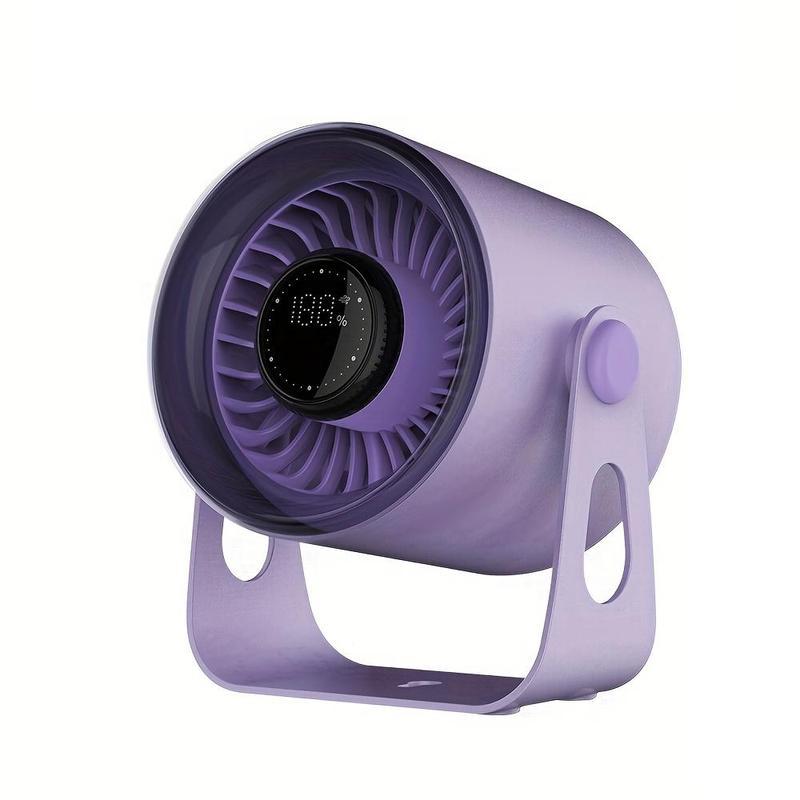 Brushless Motor Desk Fan, 7-Inch Quiet Turbo Table Fan with 5 Speeds, 90° Adjustable Tilt, USB Rechargeable Personal Portable Air Circulator for Home, Office, Bedroom, Kitchen, Outdoor Multifunction fans fan blows cold air waist cooling fan Brushless Motor Desk Fan, 7-Inch Quiet Turbo Table Fan with 5 Speeds, 90° Adjustable Tilt, USB Rechargeable Personal Portable Air Circulator for Home, Office, Bedroom, Kitchen, Outdoor Multifunction fans fan blows cold air waist cooling fan