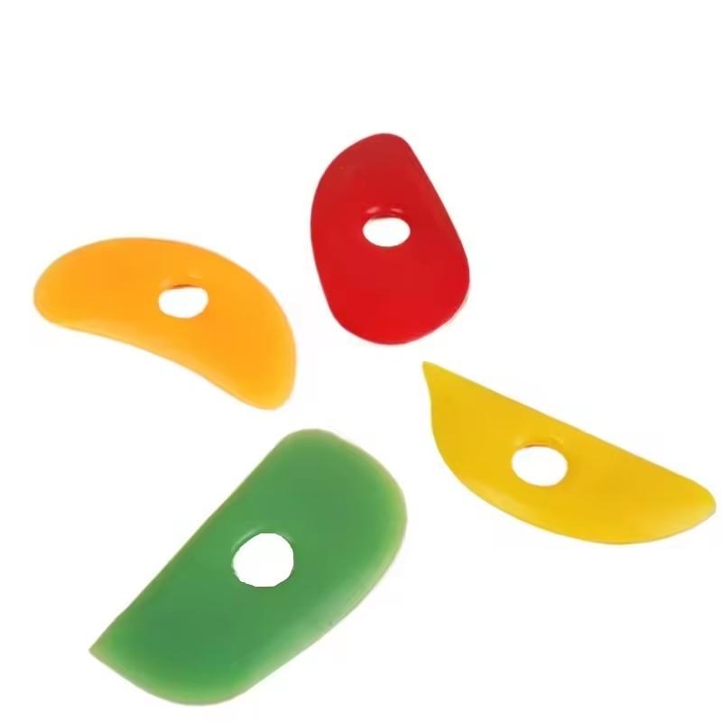 Elongated Silicone Clay Sculpting Tools, Ceramic Art & Painting Accessories, Large Medium Small Sizes, Ideal for Modeling & Shaping, Claycutters