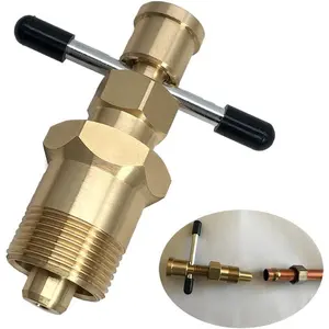 Olive Not Damage The Pipe Olive Remover Ferrule Corrosion-Resistant Compression Ring Removal Tool Suitable for Brass Pipes with Diameters of NPT 1/2" & NPT 3/4" Ferrule Removal Tool