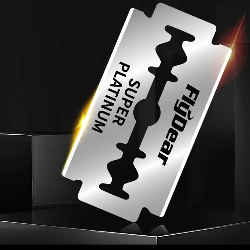 Men's Razor Shaving Blade, 100pcs Durable Double Sided Razor Blade, Manual Razor for Men, Shaving Tool for Daily Use