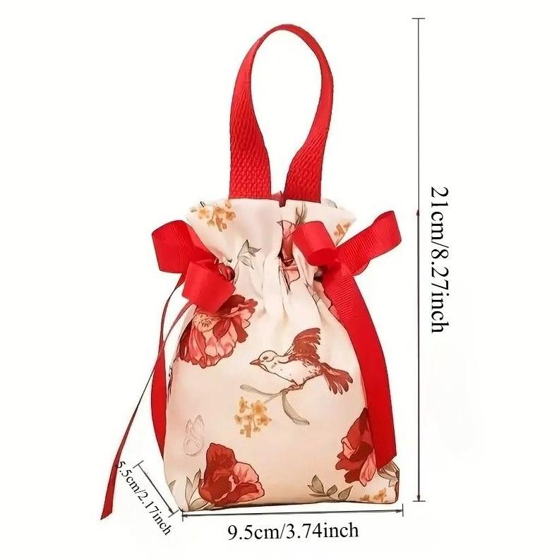6/12 Pcs Reusable Canvas Drawstring Pouches, Durable And Elegant Multipurpose Bags For Storage And Gifting, Suitable For Jewelry, Candy, Wedding, Christmas And Valentine’s Day Celebrations