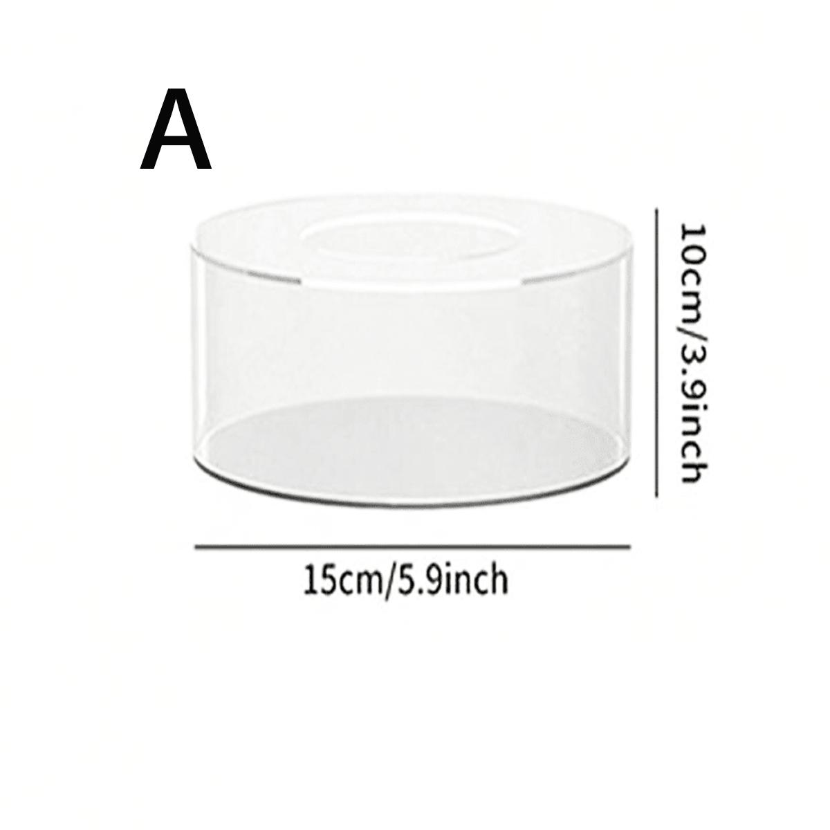 Transparent Acrylic Round Cake Stand, Stackable Wedding DIY Display Rack, Birthday Party Supplies, Elegant Dessert Holder