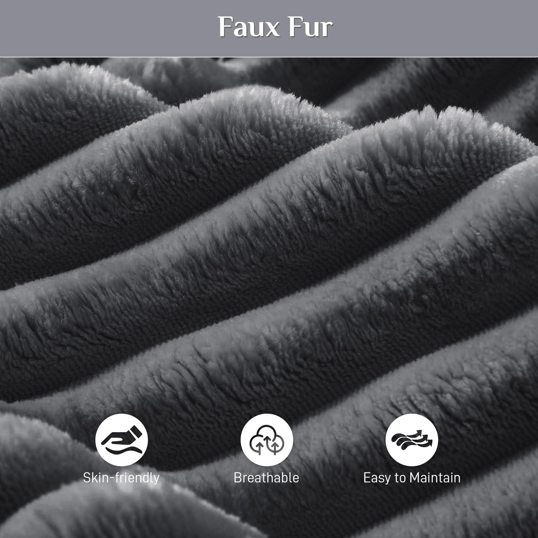 【3 Packages Shipping】Modular Sectional Sofa Cloud Couch 131" Black Boneless Sectional Couches for Living Room Comfy Deep Seat Plush Corduroy Sofa Modern Fluffy Memory Foam U Shape Couch with Chaise Lounge Modular Sectional Couch