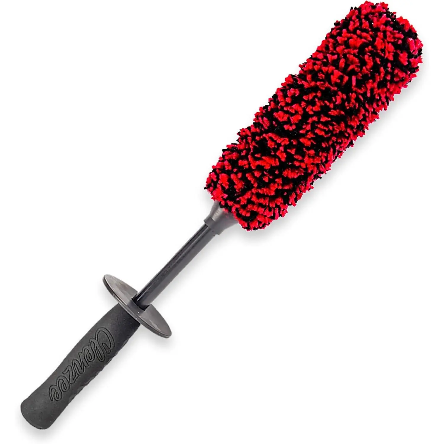 Microfiber Wheel Brush for Wheel Cleaning, 15-in Long Handle, Gentle Bristles, Soft Non-Metallic Car Rim Cleaner Brush