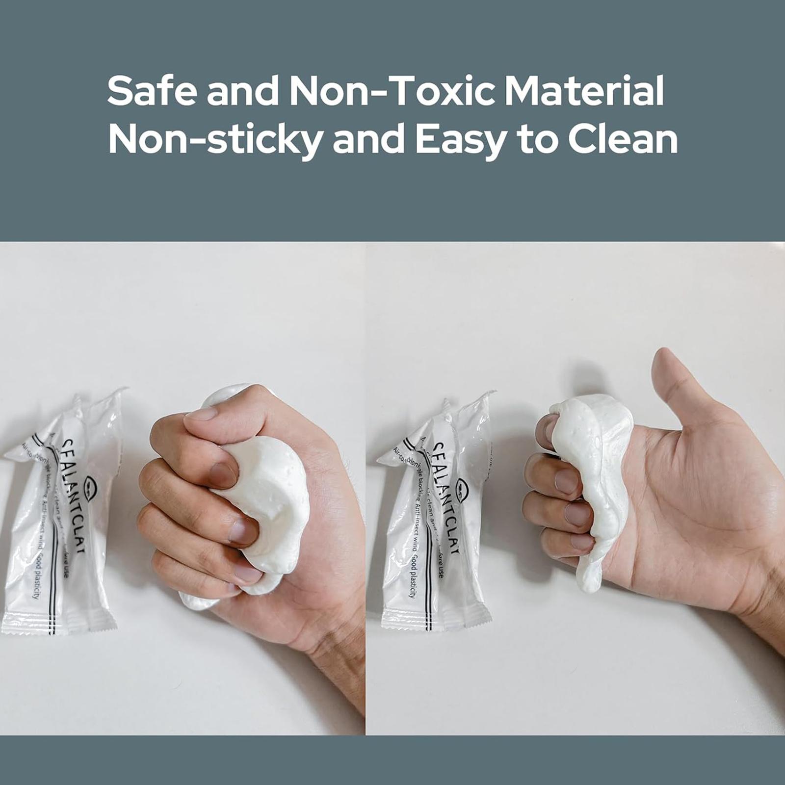 10Count Waterproof Sealant Mastic,Quick Mending Mud,Repair Wall Holes,for Drain Connection,Wall Hole,Air Conditioning Hole Waterproof Seal Putty.MirrorZone.