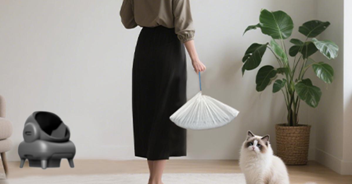 80 Count Litter Bags Compatible with Autoscooper 11 and NeakasaM1 Open-Top Self-Cleaning Cat Litter Box, 4 Rolls Cat Litter Waste Receptacles Bags (80 Count)