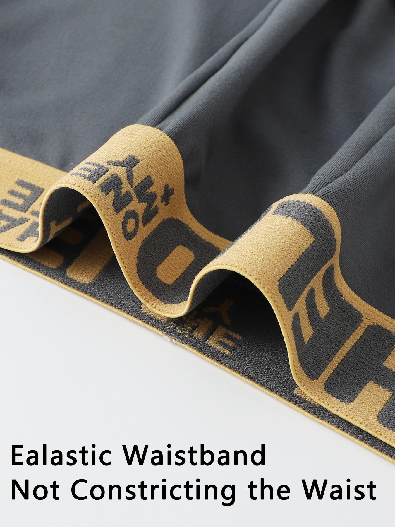 Dark Gray Men's Boxer Briefs | Soft Texture with Premium Feel | Close-Fitting, Comfortable and Secure