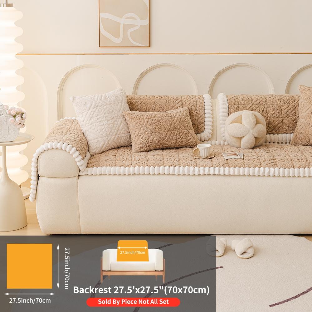 Thick Bohemian Style Quilted Sofa Cover for Autumn Winter, Non-Slip Pet Protection, Fits Two-Seat to Four-Seat Sofas #TOP PICKS