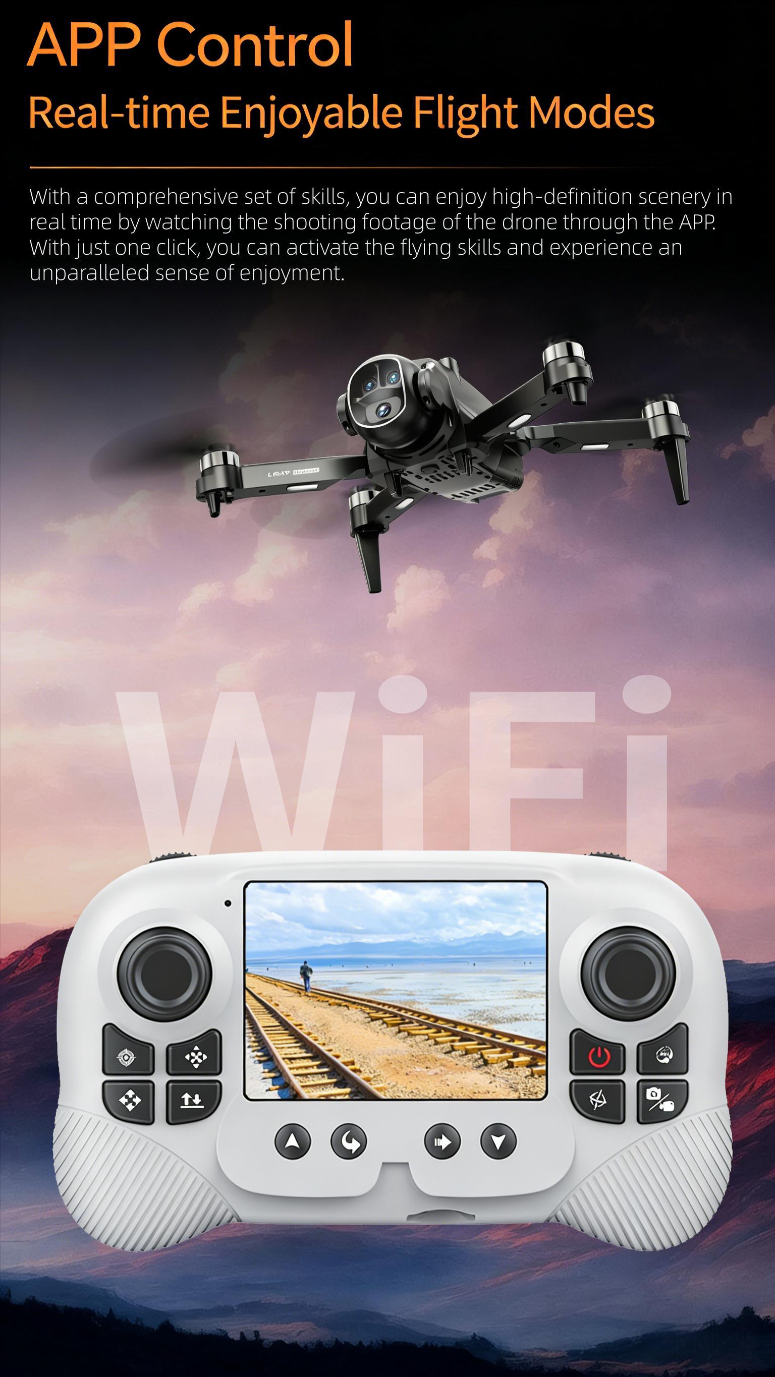 X5 Drone Accessory - 2.8-inch Screen Control - Dual Battery - Plastic Construction, Accessories