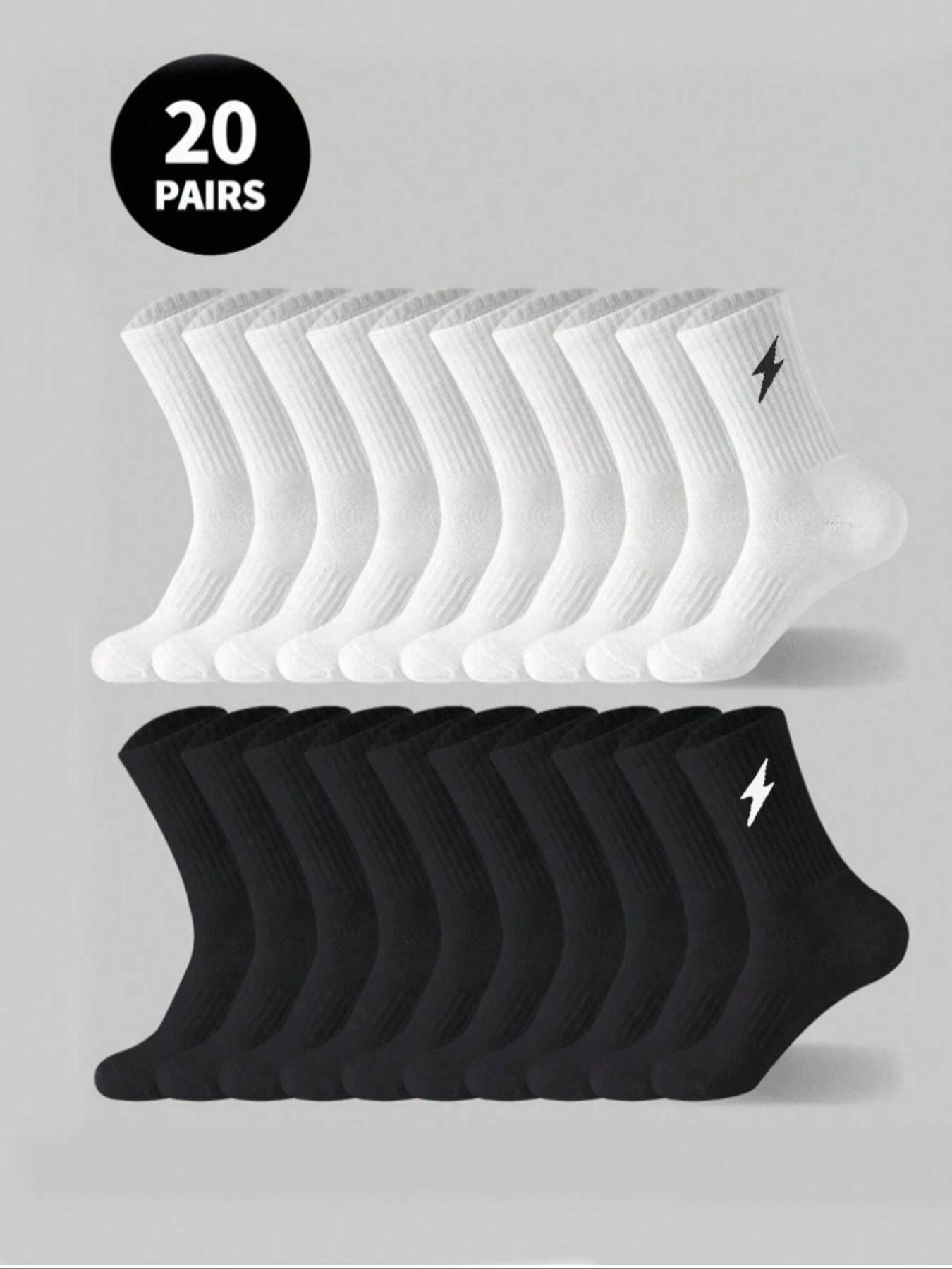 Men's Mid-Calf Socks, Soft Skin-Friendly, Anti-Odor, Non-Slip, Comfortable, Ideal for Running, Fitness, Basketball, Tennis