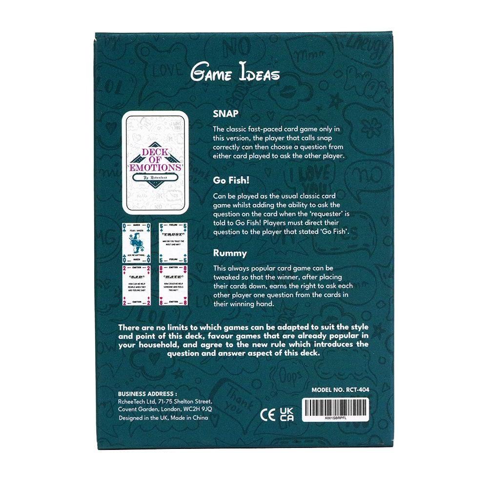 Deck of Emotions Emotion Recognition Card Game for Kids, Educational Strategy Board Game, Family Gathering Tool, Parent-Child Interaction Aid