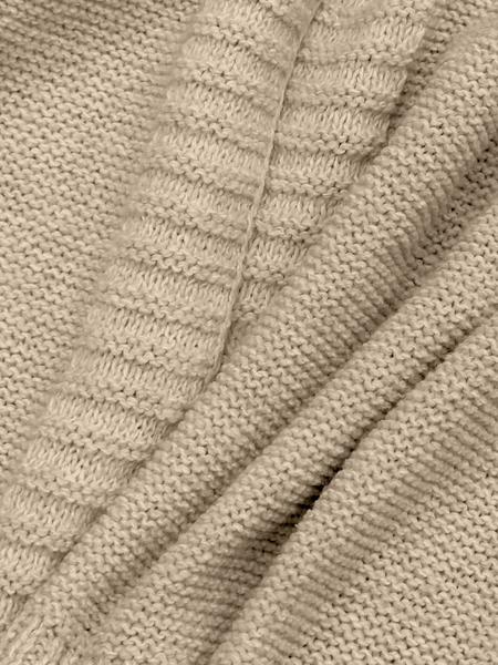 Women's Plain Chunky Open Front Hooded Knitted Cardigan Casual Batwing Sleeve Cardigan Outfits, Women Knitwear for Fall & Winter, Womenswear, Knitted Cardigan Tops, Knitwear Matching Clothes