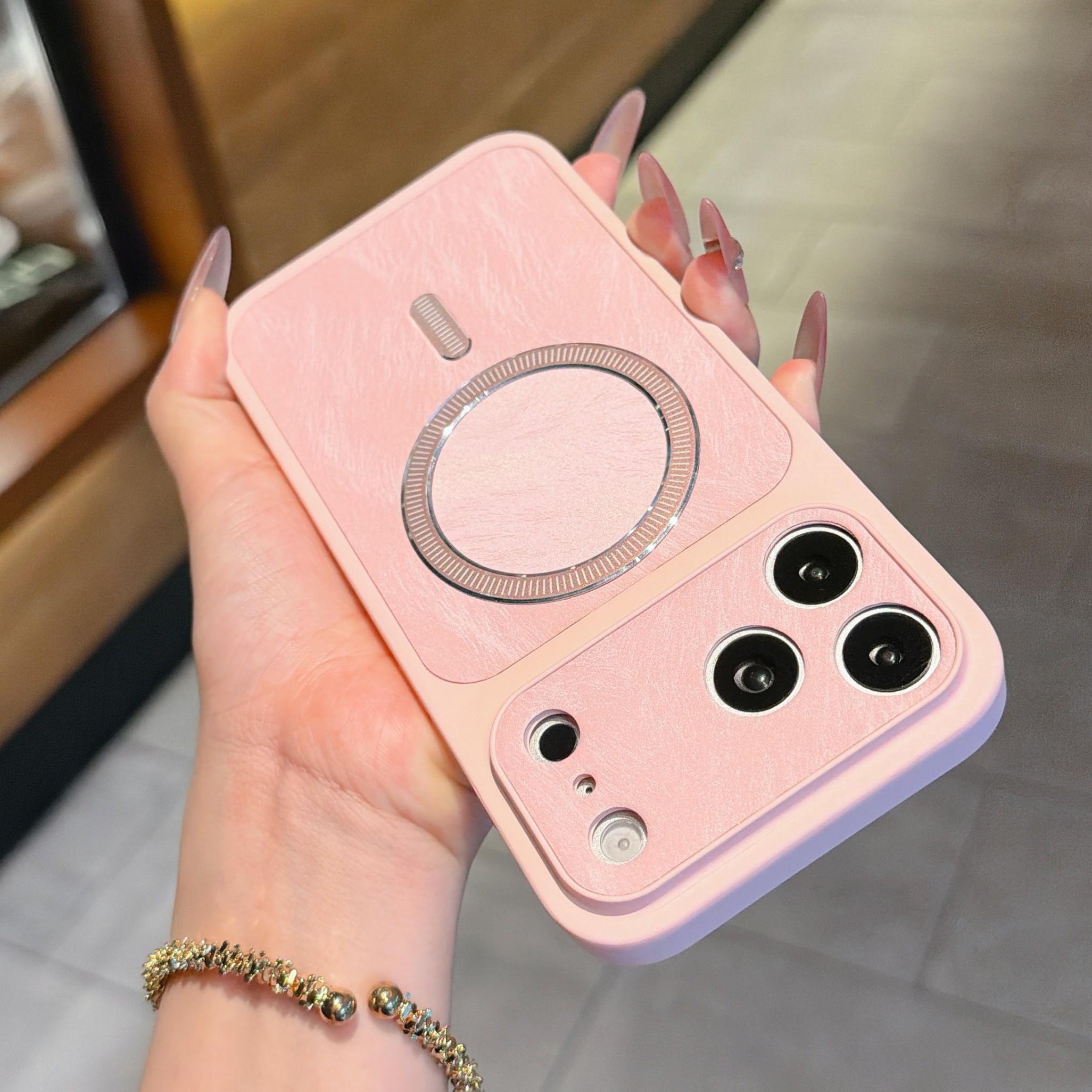 Luminous Feather Yarn Case for iPhone 17 Pro Max, Full Lens Wrap, Instant Large View Window for iPhone 16, Shockproof Anti-Fingerprint Matte Shell, Luxury Soft Edges, Honeycomb Cooling, Slim Anti-Scratch Cover Fits iPhone 15,14 Plus,13,12 Pro