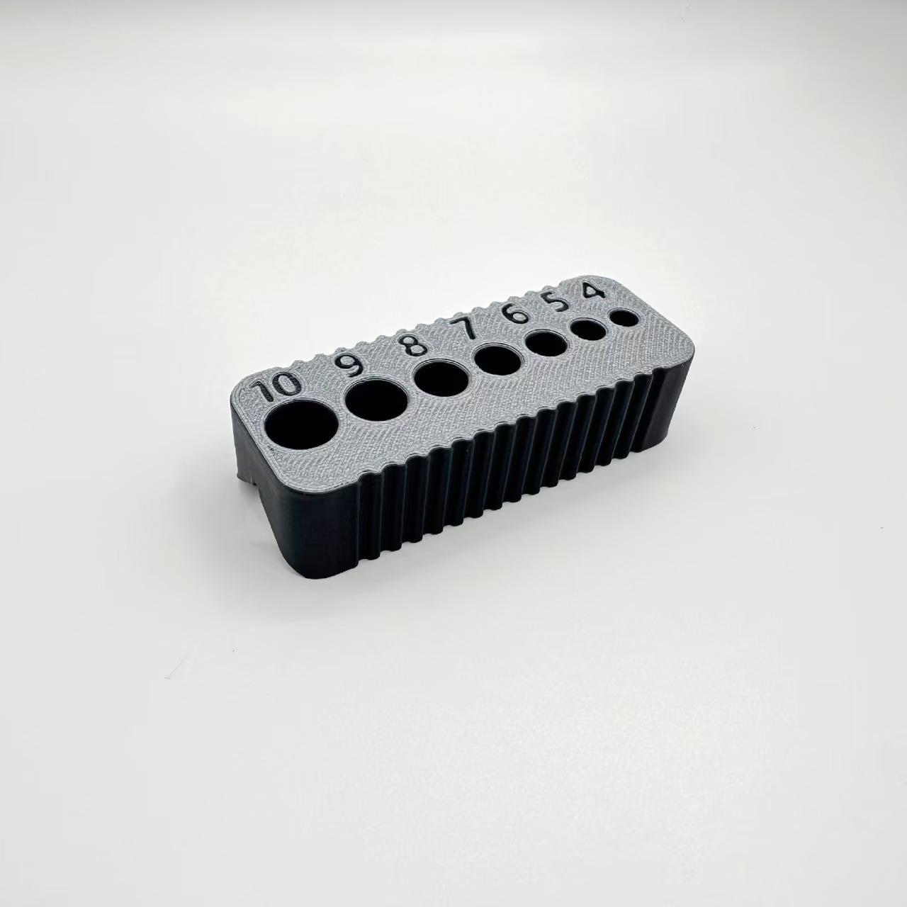 Handheld Drill Bit Guide Round Tube Clamp Steel Insert Locator Template, Precision Alignment, Heavy Duty Precision Drilling Tool, Hole Punching Jig, Durable Construction, Robust Construction