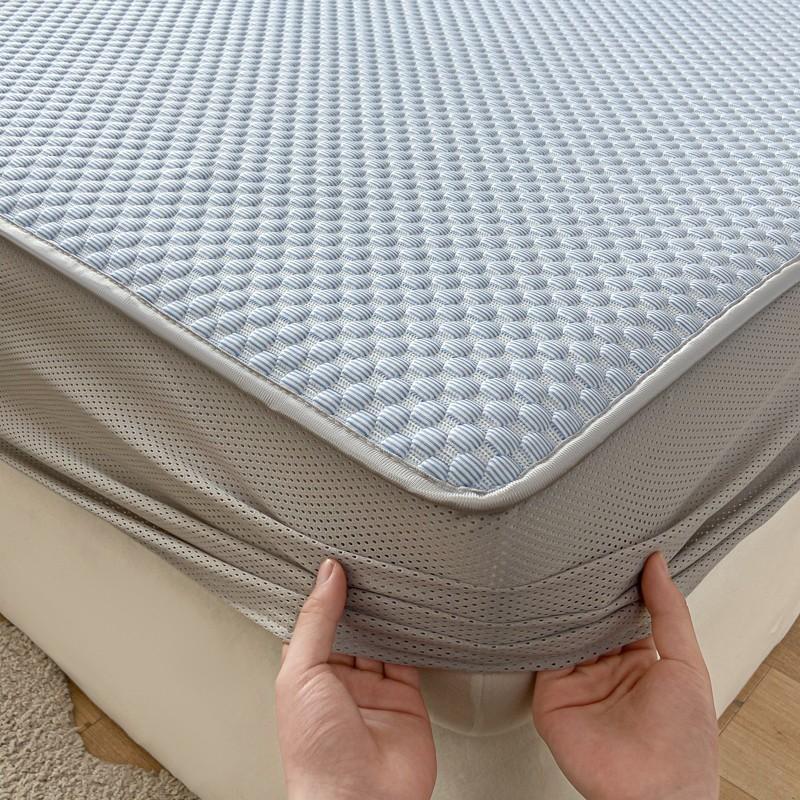 2/3 pcs waterproof and cool mattress cover, Cooling mattress protector, Bed protector, cool and breathable mattress cover, anti sweat, anti stain, anti pet scratch, suitable for hot sleepers and night sweats, multiple sizes and colors