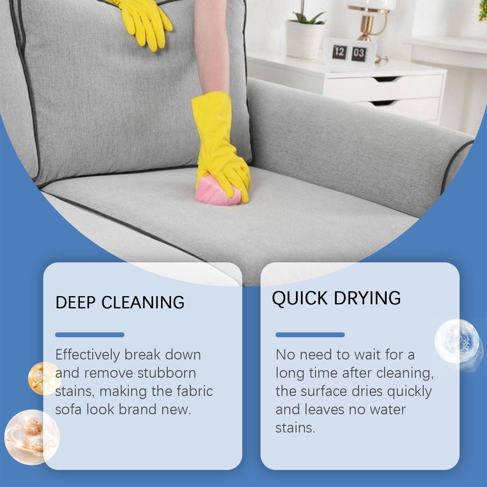 Fabric Sofa Cleaner, Home Living Room Fabric Cleaning Agent, Universal Household Stain Remover, Furniture Care Solution