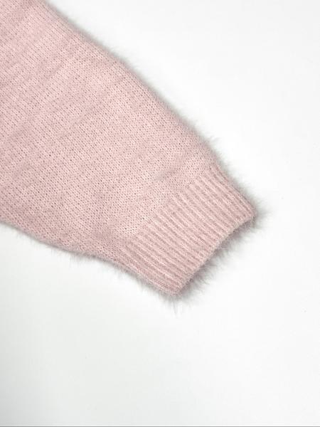 Women Off Shoulder Sweater Pink Knit Pullover Soft Fuzzy Jumper Long Sleeve Loose Fit Solid Color Casual Knitwear Elegant Fall Winter Tops Cozy Warm Chic Streetwear