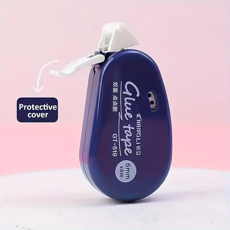 Double-Sided Tape Roll, Strong Adhesive, Easy Peel-Off, Acid-Free, No Lignin, Ideal for DIY Scrapbooks, Craft Projects, School Supplies